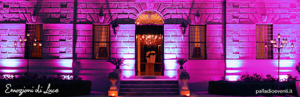 noleggio luci led matrimoni vicenza illuminazione