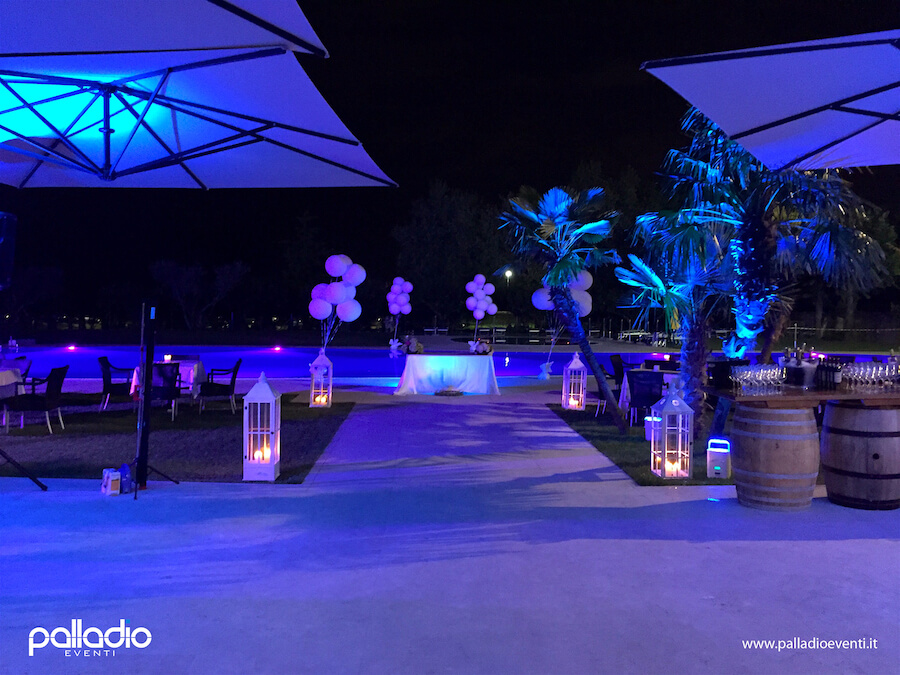 illuminazione matrimonio led batteria vicenza padova verona