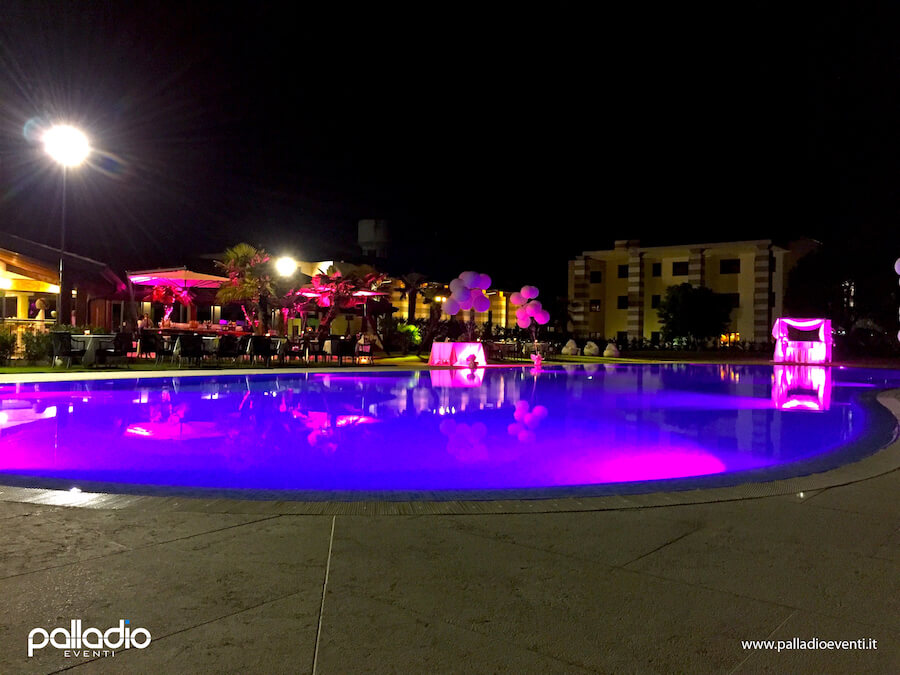 noleggio luci led matrimonio eventi vicenza
