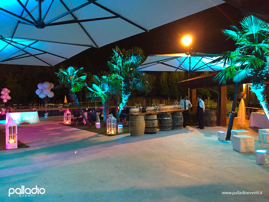 noleggio luci matrimonio vicenza padova verona led