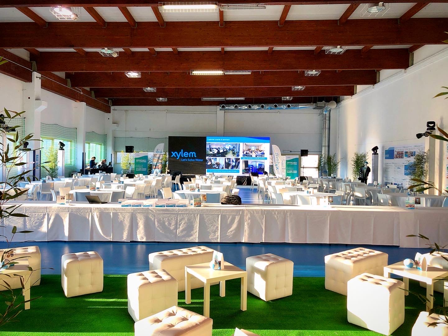 allestimenti eventi aziendali Allestimenti conferenza aziendale Xylem