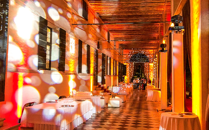 noleggio luci organizzazione eventi privati aziendal